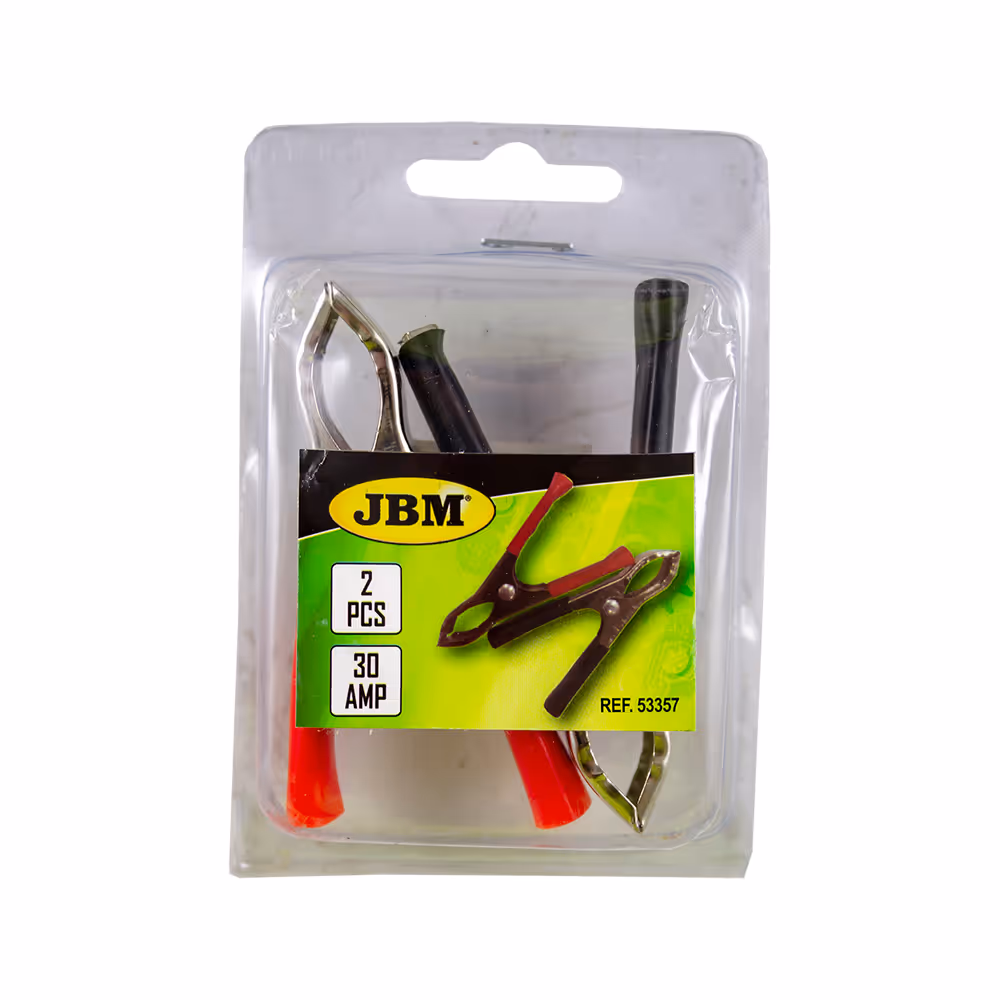 Set de 2 pinces crocodiles