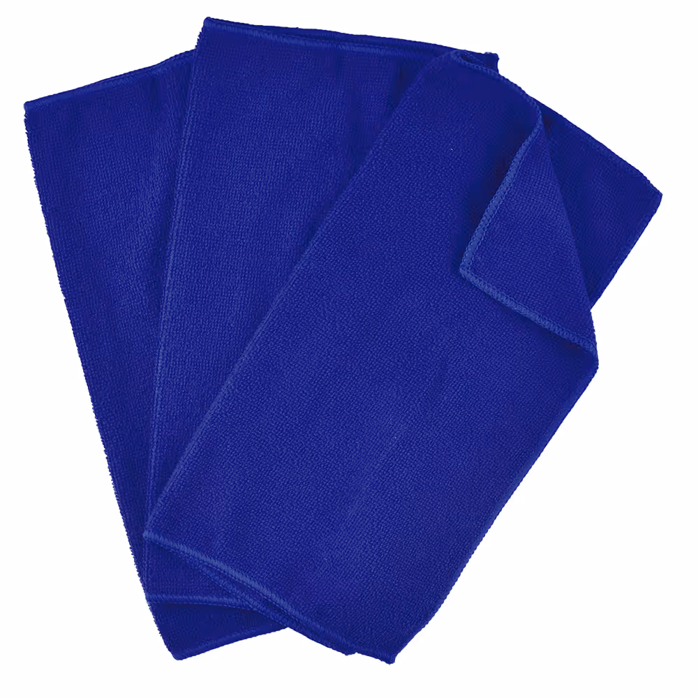 Set de 3 lavettes microfibre