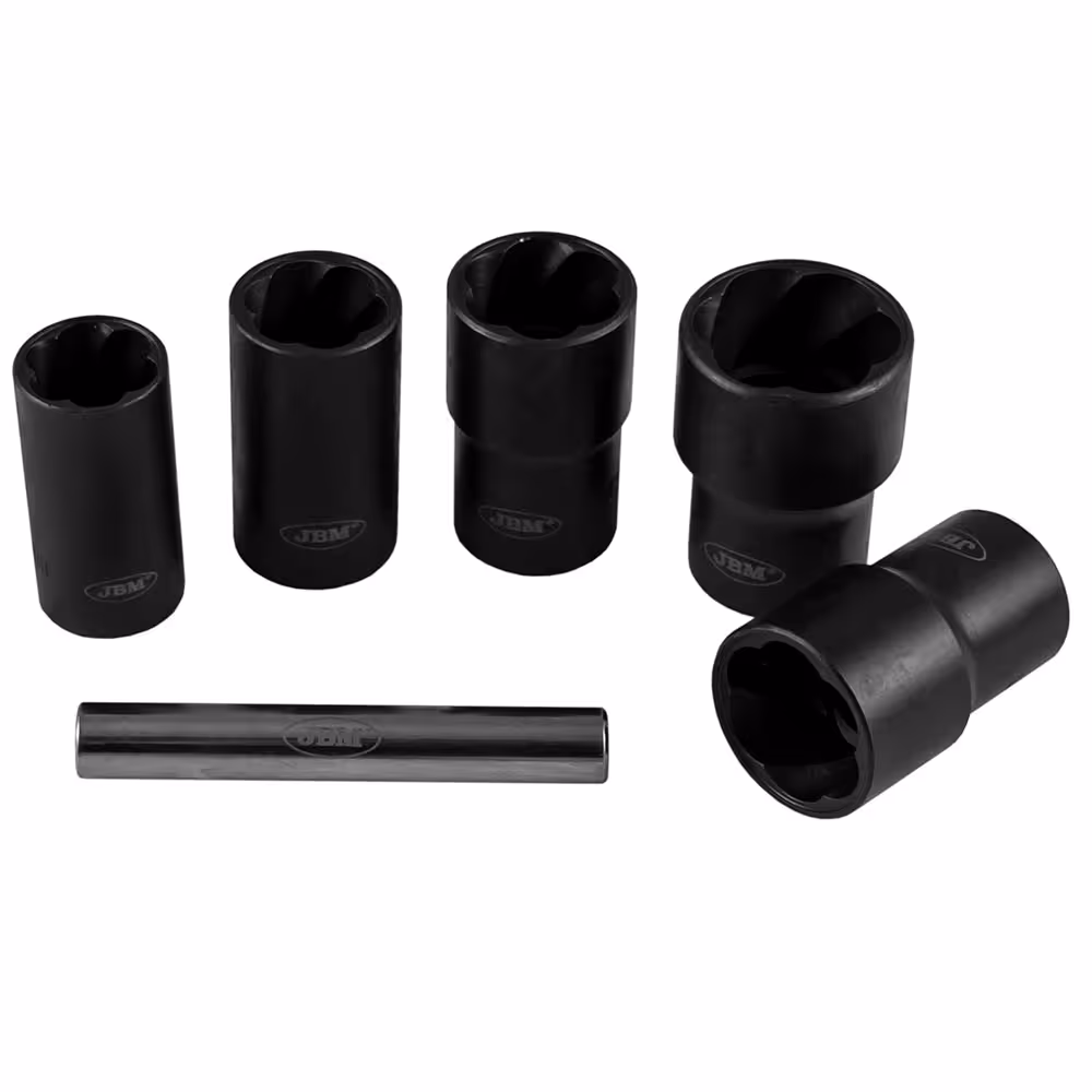 Set de douilles twist de 1/2" extraction d'ecrous endommagés