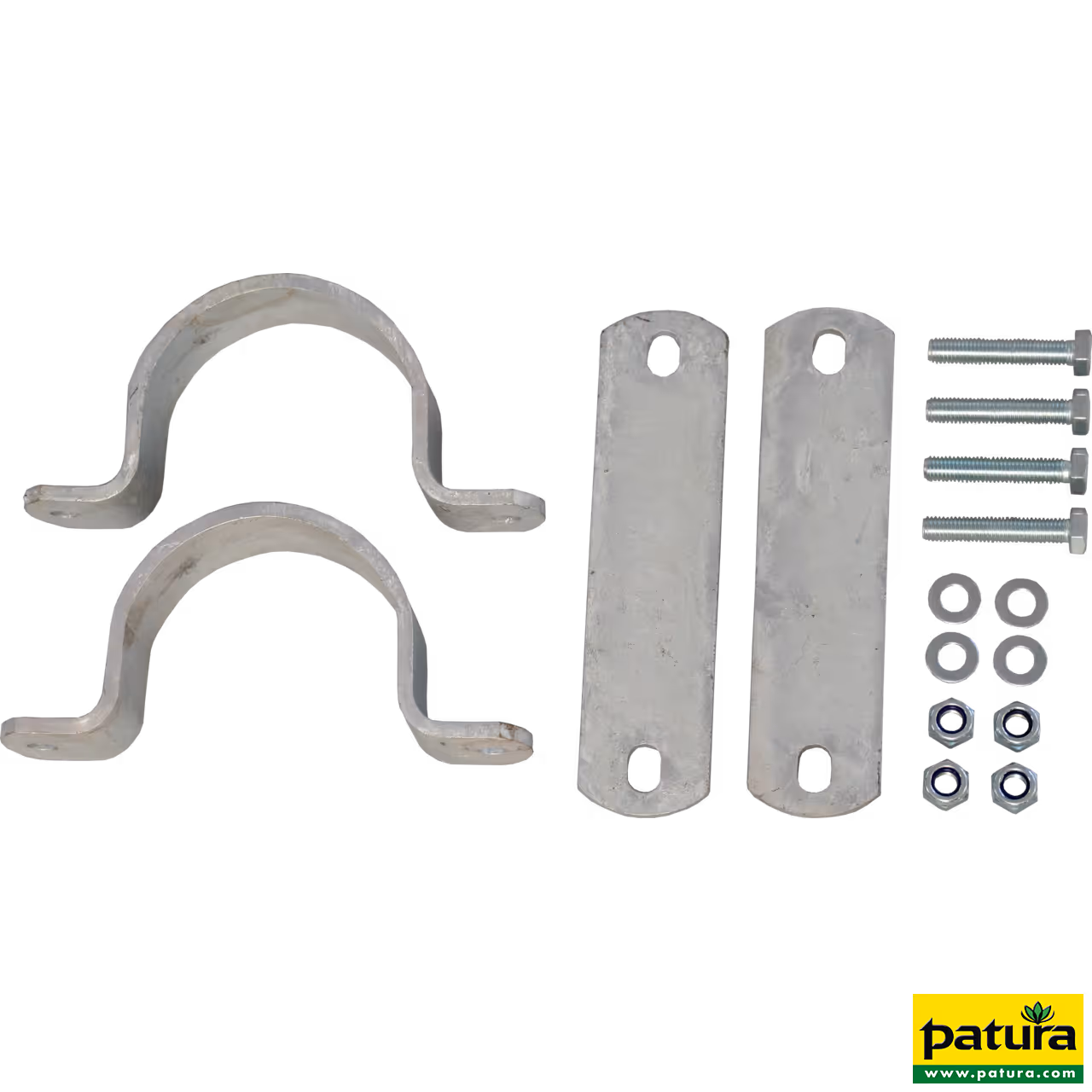 Set de montage pour 1 brosse de grattage Multifix sur poteau d= 76 mm