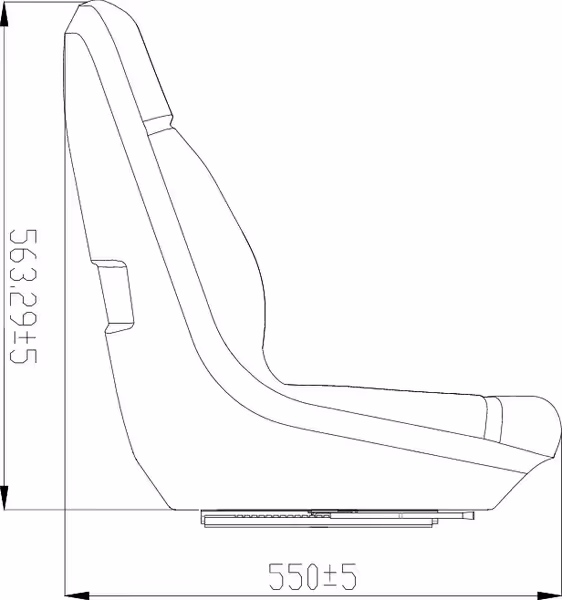 Siege tracteur pvc 