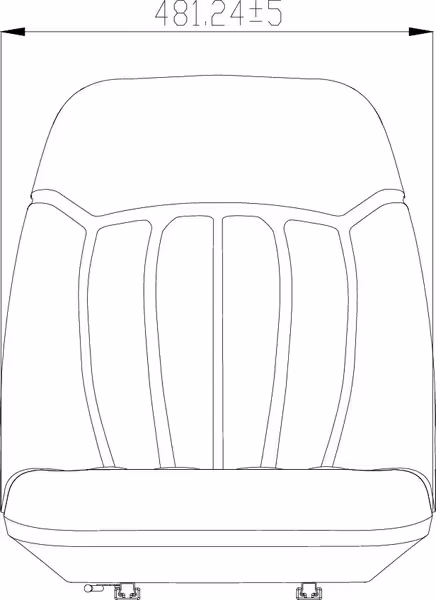 Siege tracteur pvc 