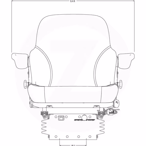 Siege tracteur pneumatique - Sears