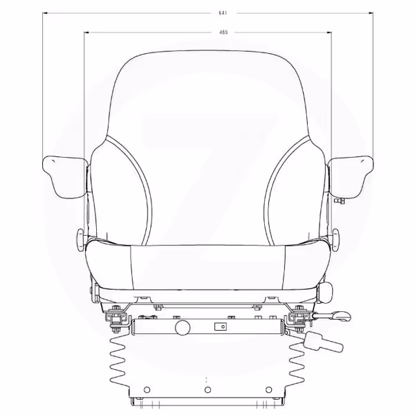 Siege tracteur pneumatique - Sears