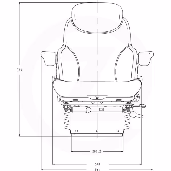 Siege tracteur pneumatique - Sears