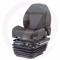 Siege suspension pneumatique velours 85e6 