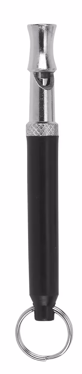 Sifflet à ultra-sons noir, 8cm, 150m