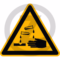 Signal de prévention - feuille en PVC, autocollante