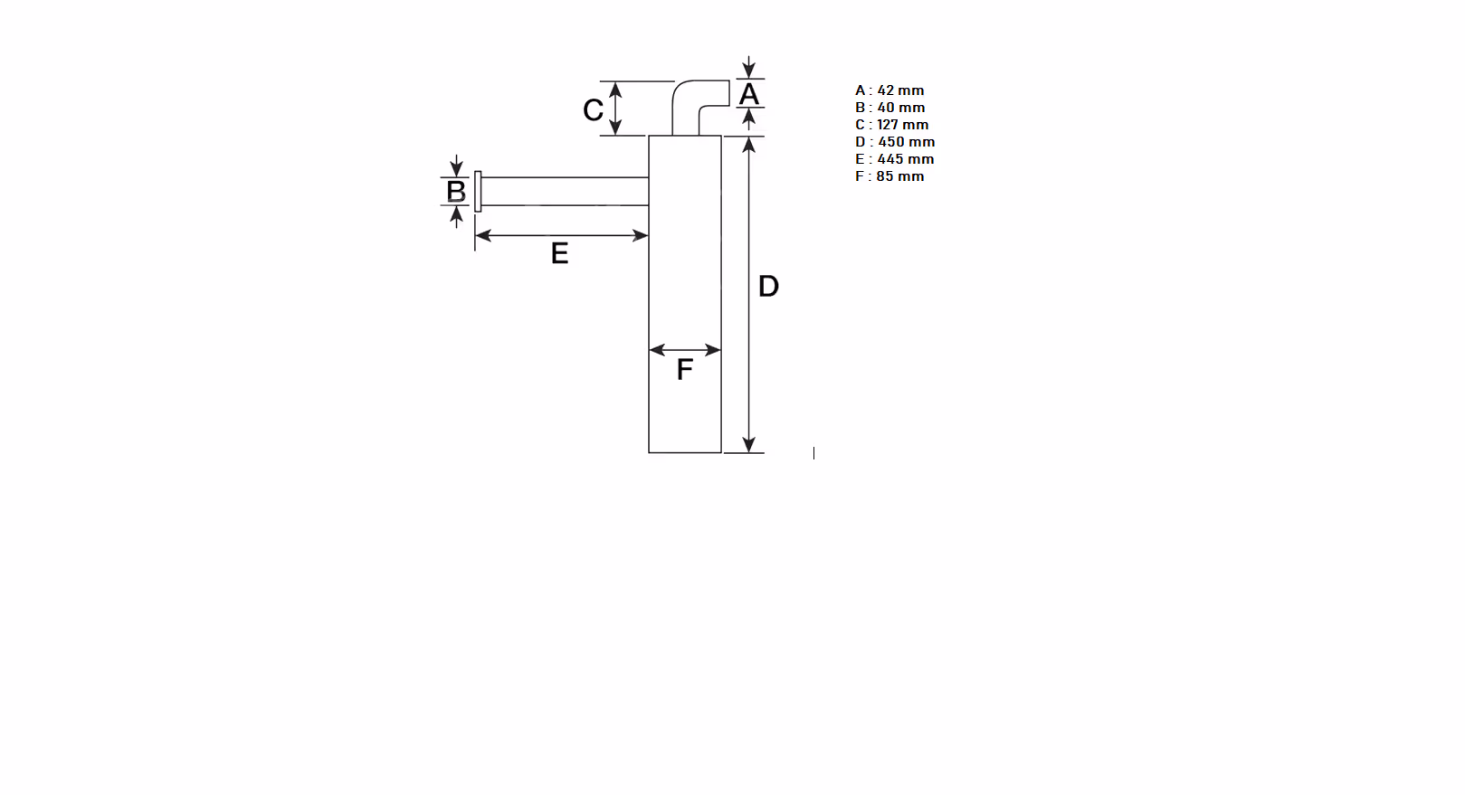 Silencieux d'échappement 35 35 X 133 135 140 148 152 969353M1 | Massey-Ferguson