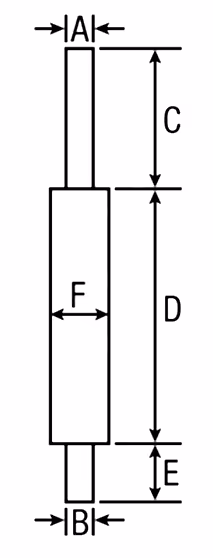 Silencieux d'echappement ø int. 55 - l. 1312 mm