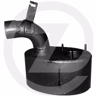 Silencieux d'echappement ø int. 64 - l.  150 mm