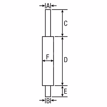 Silencieux Echappement Ø48 L995 mm Ford 87295204
