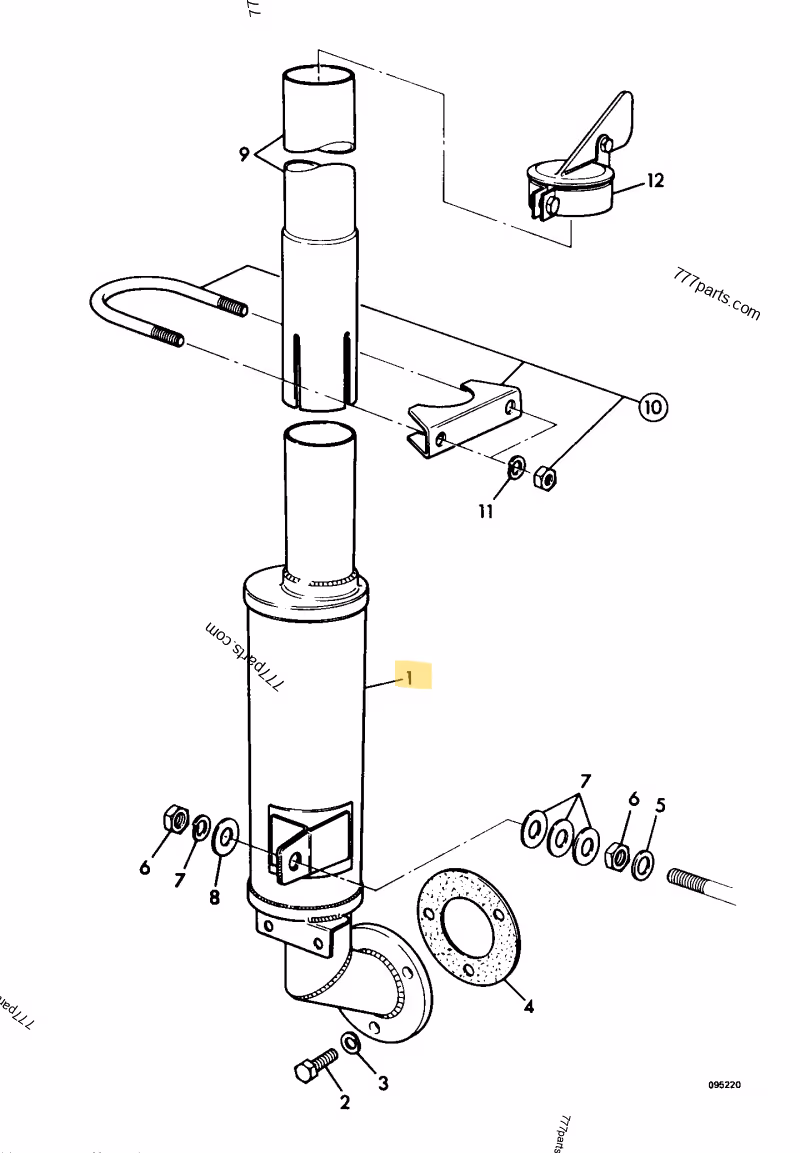 SILENCIEUX JCB REF 123/28200