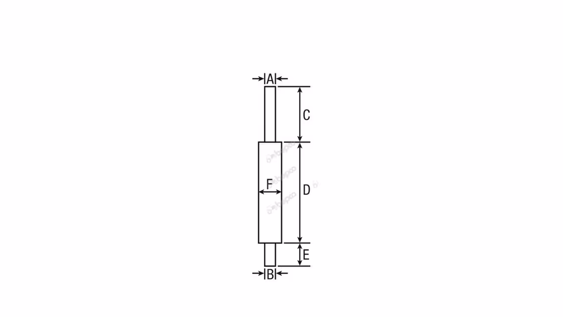 Silencieux Ø47 L1125 mm Ford 81817063
