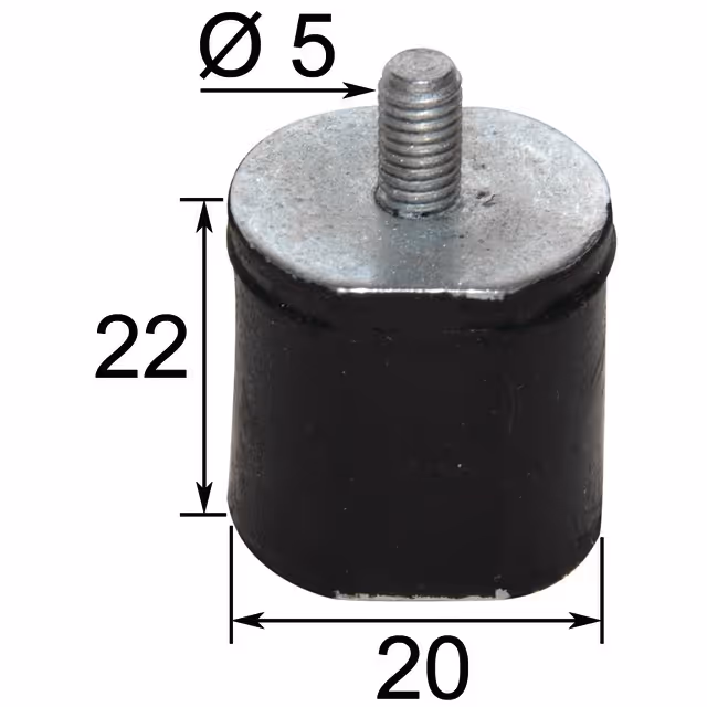 Silentbloc pour stihl 010, 011, 012, 015 (11167909600)