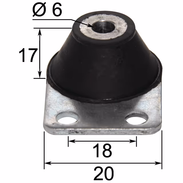 Silentbloc pour stihl 028, 038 (11187909930)