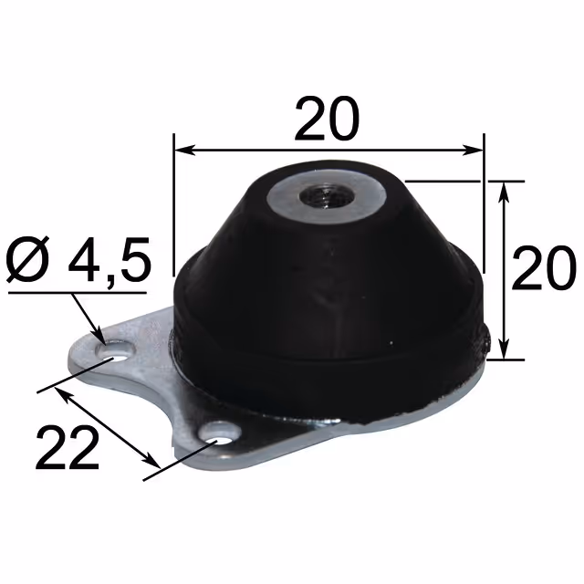 Silentbloc pour stihl 044 (11287909900)