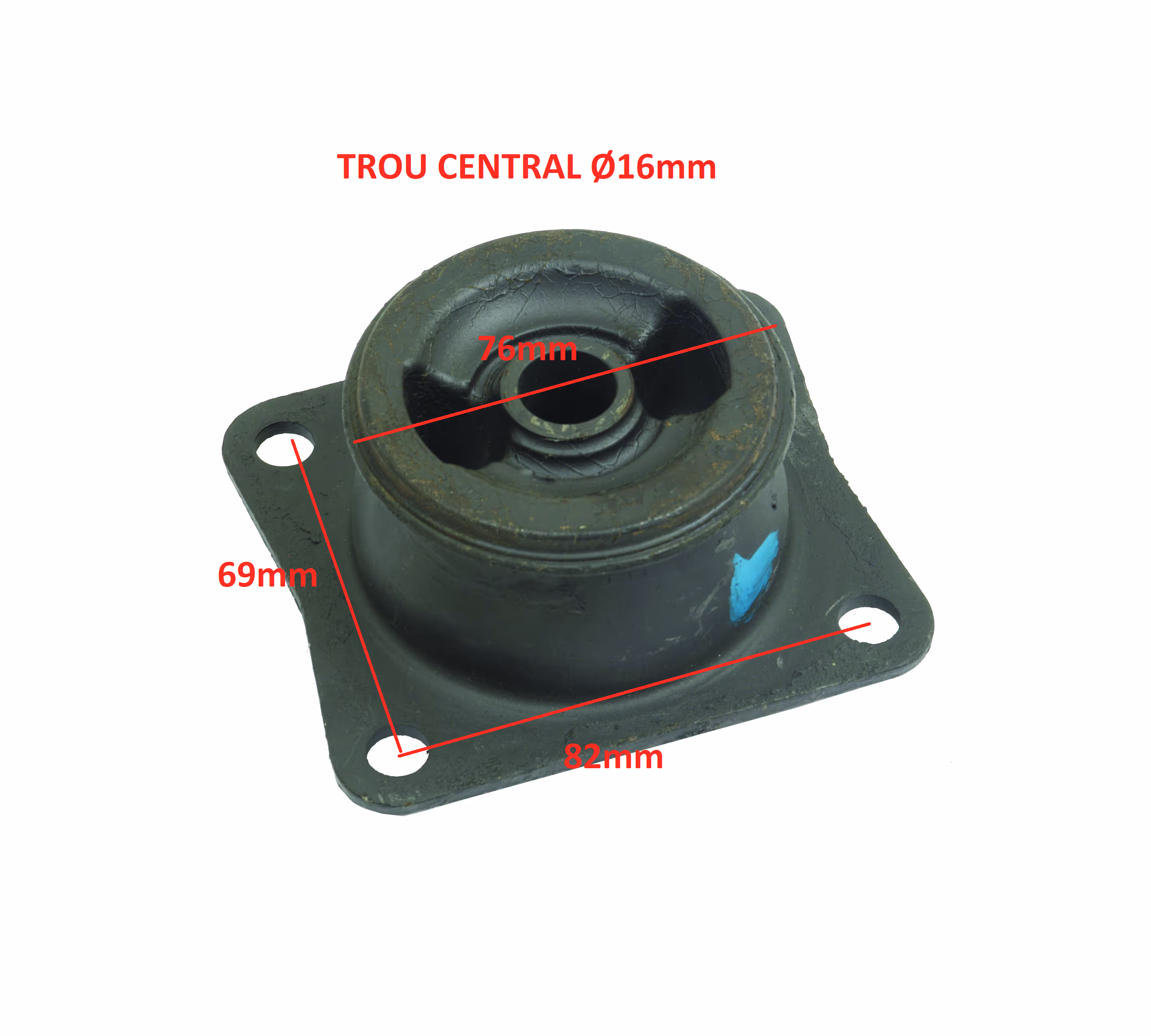 Silentbloc support cabine Case IH 1502231C91 adaptable