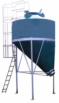 Silo avec cône déporté 5.6 m³ 