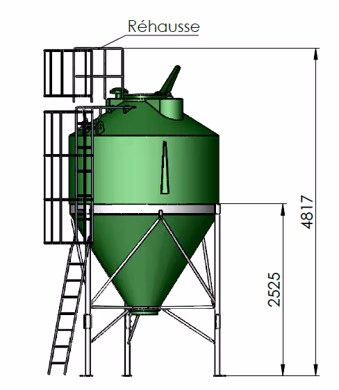 Silo a grain axial monobloc Origine