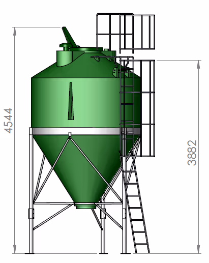 Silo a grain axial monobloc Origine