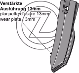 Soc cultivateur 50mm Adaptable