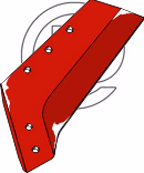 Soc charrue Vogel et Noot - PK601401 - Gauche - Adaptable