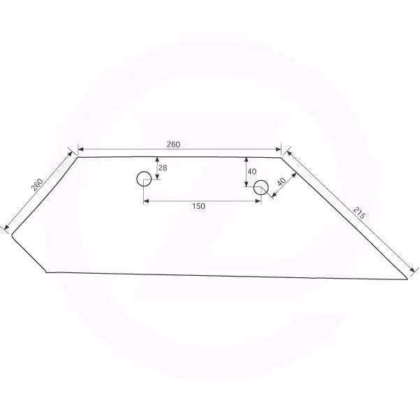 Soc charrue Overum - 85383 1658538309 - 14 " - Droit - Origine