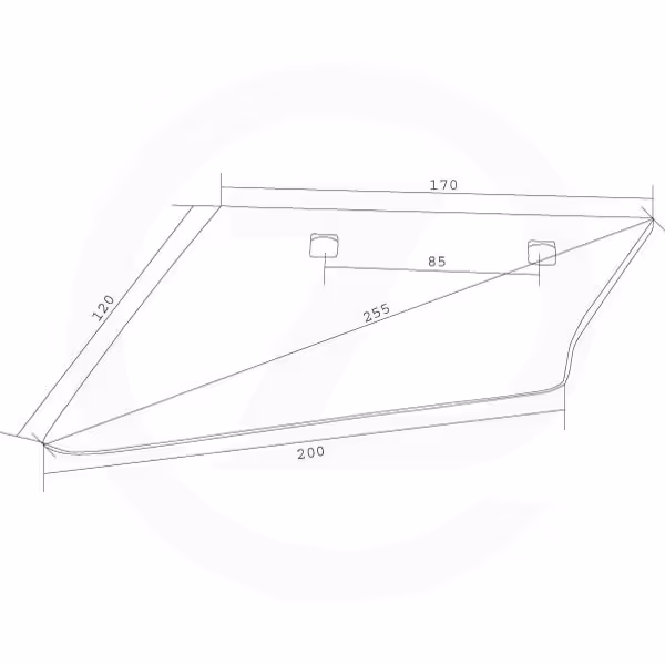 Soc de rasette Naud Droit 04032101D Adaptable