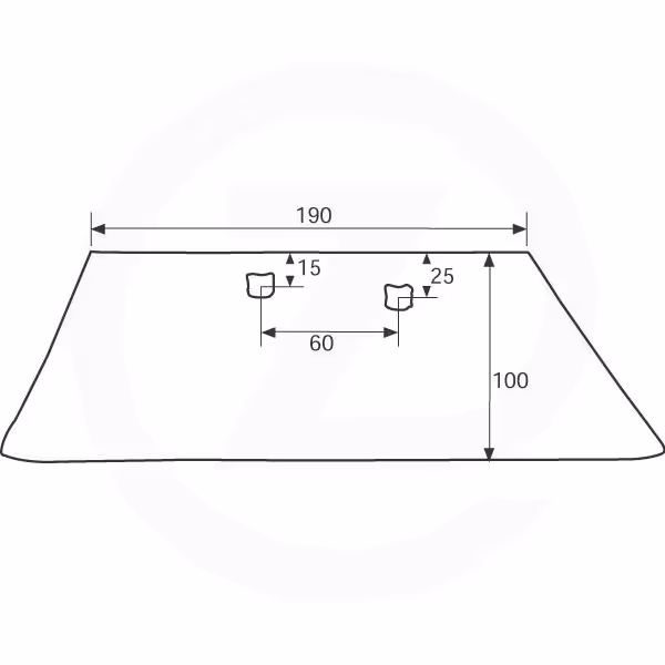 Soc de rasette Rabe SDG-18B Droit 27150501 Origine