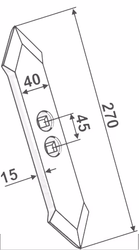 Soc efface trace 270x40x15 mm