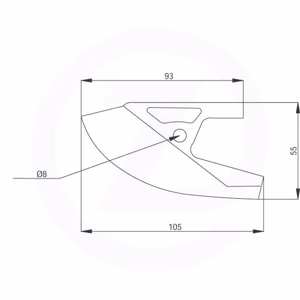 Soc pour semoir Nordsten Adaptable