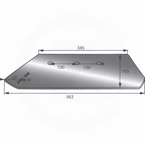 Soc charrue Goizin - 010450 - 14 " - Gauche - Origine