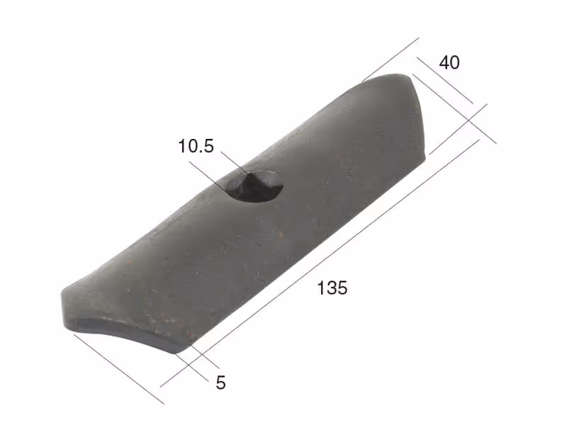 Soc réversible 135x40x5mm Correspond à: 01200229