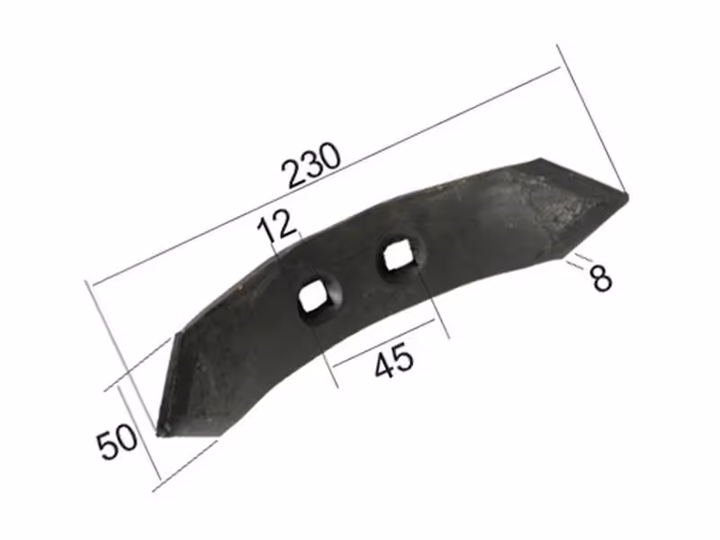 Soc réversible 230x50x8mm Entre-axe 45mm