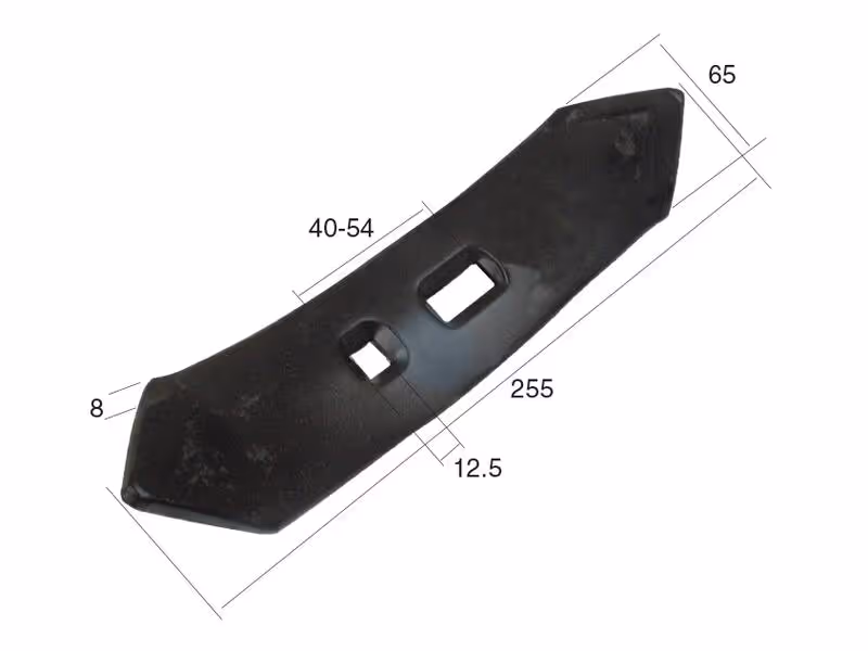 Soc réversible 255x65x8mm Entre-axe 40/55mm Correspond à: 646740M1