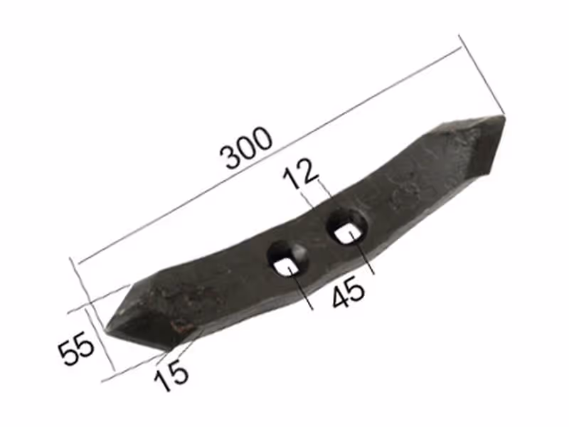 Soc réversible 300x55x15mm Entre-axe 45mm
