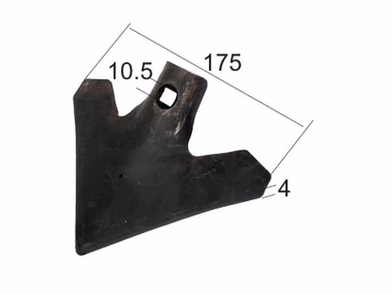 Soc triangulaire 175x4mm