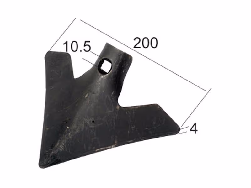 Soc triangulaire 200x4mm