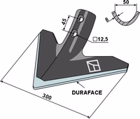 Soc triangulaire 300mm - DURAFACE