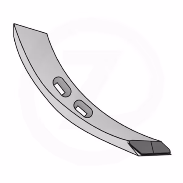 Soc cultivateur 490x75x12mm Droit Adaptable