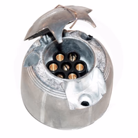 Socle metallique 7 plots femelle