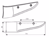 Soc arracheuse betterave Stoll Gauche 023 806 Adaptable