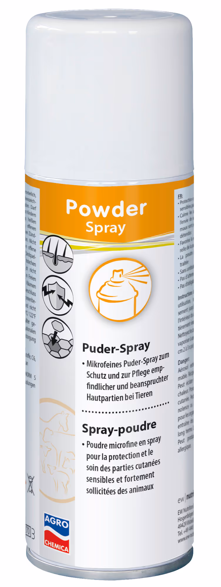 Soin p. la peau Powderspray 400 ml