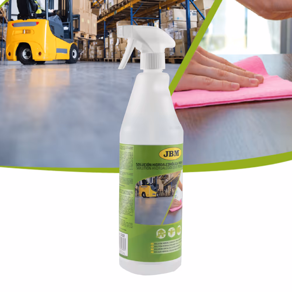Solution hydroalcoolique pour les surfaces 1l spray
