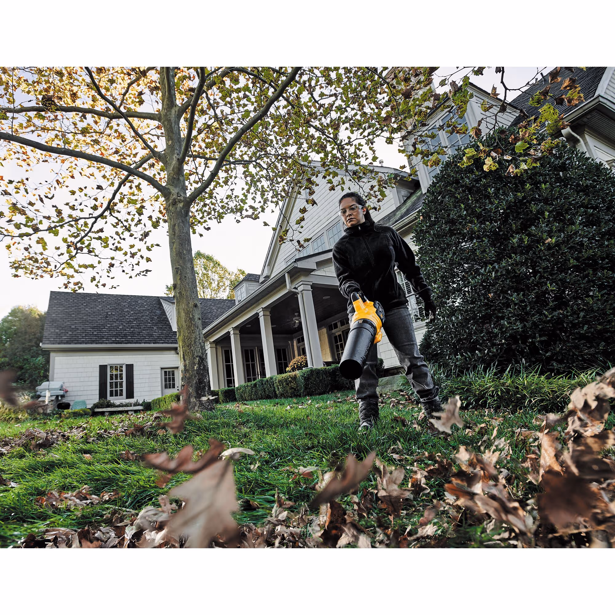Souffleur XR FLEXVOLT 54 V 3 Ah Li-Ion Brushless - vitesse de soufflage max. (km/h) : 200 / débit d'air (m³/hr) : 650 - 1 batterie, chargeur