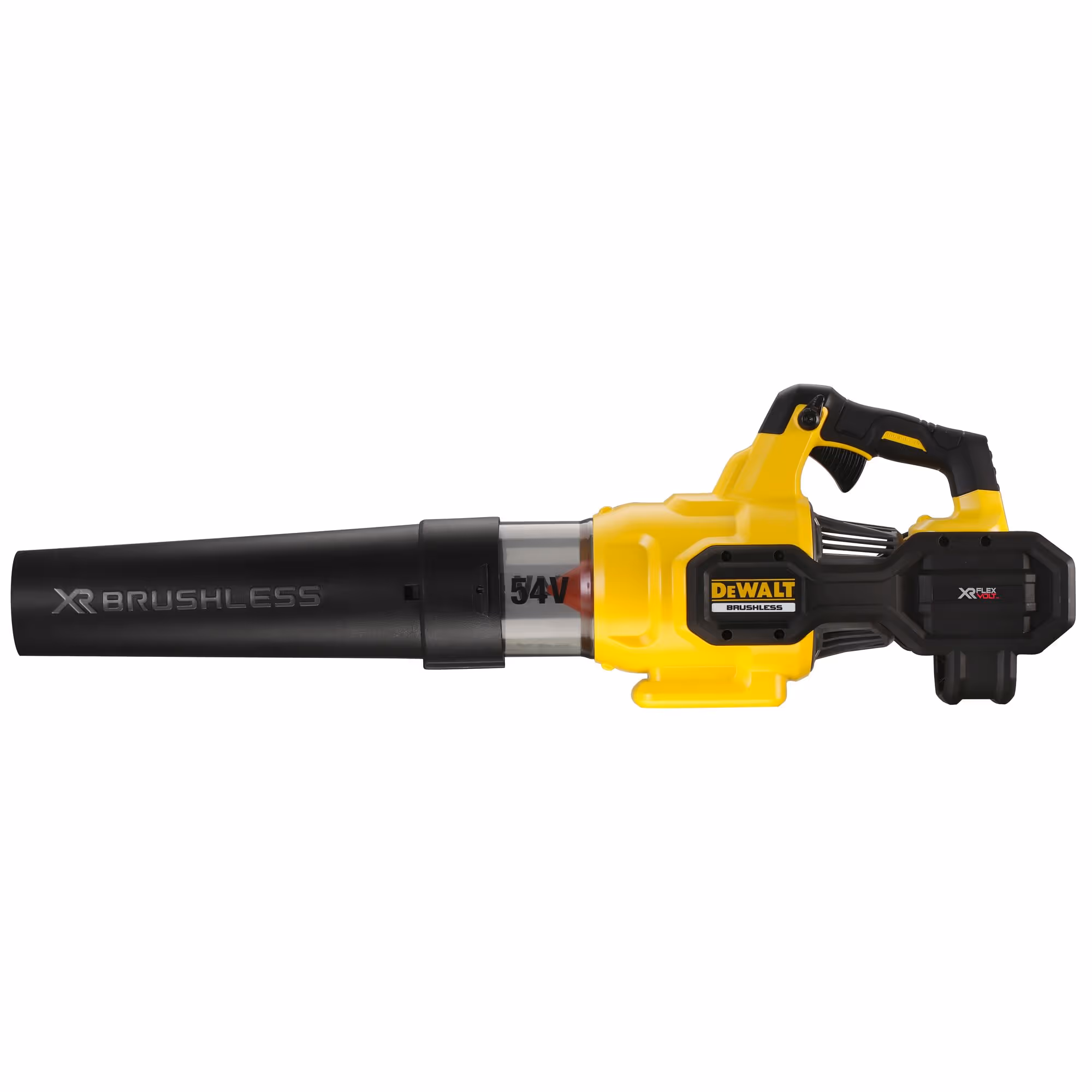 Souffleur XR FLEXVOLT 54 V 3 Ah Li-Ion Brushless - vitesse de soufflage max. (km/h) : 200 / débit d'air (m³/hr) : 650 - 1 batterie, chargeur