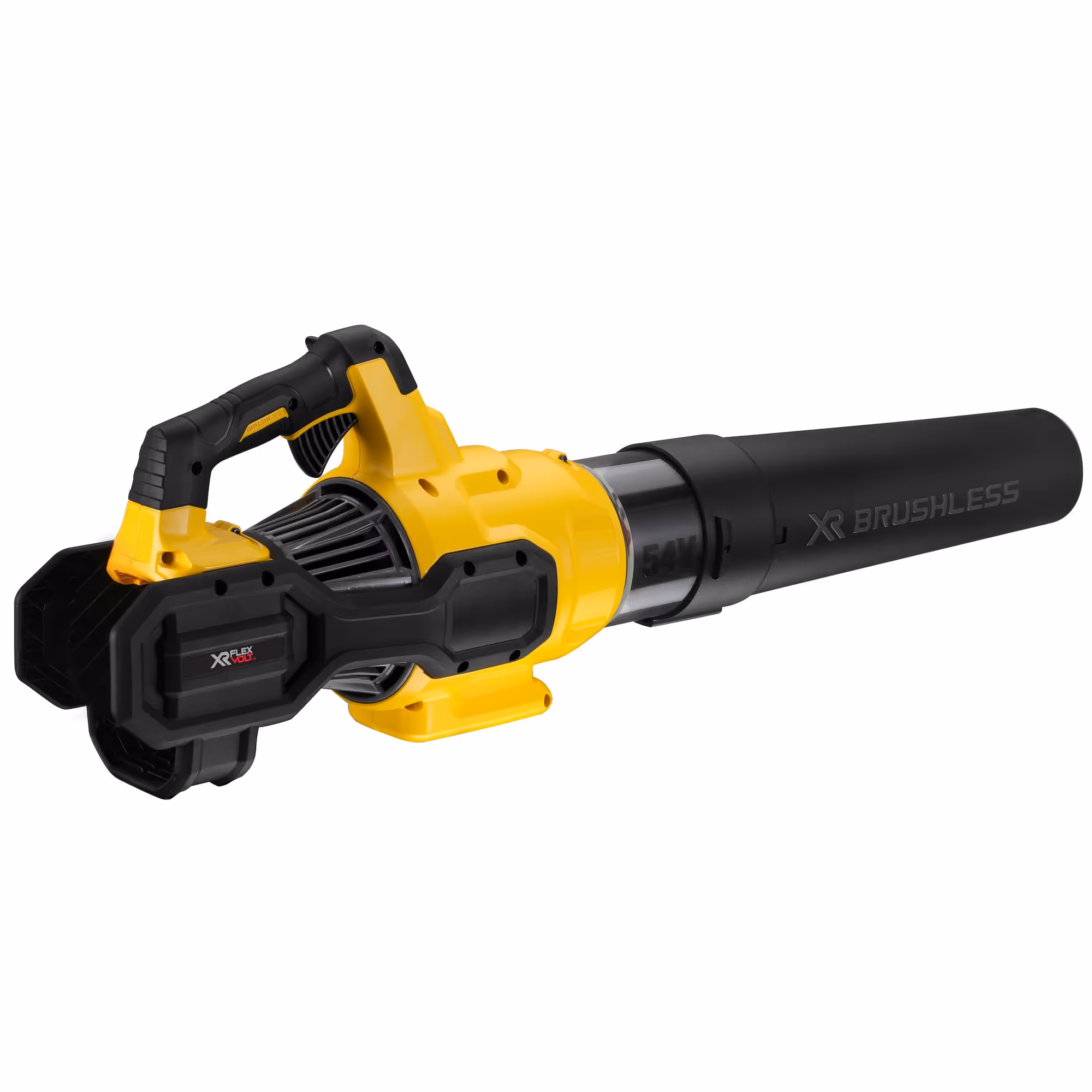 Souffleur XR FLEXVOLT 54 V 3 Ah Li-Ion Brushless - vitesse de soufflage max. (km/h) : 200 / débit d'air (m³/hr) : 650 - 1 batterie, chargeur