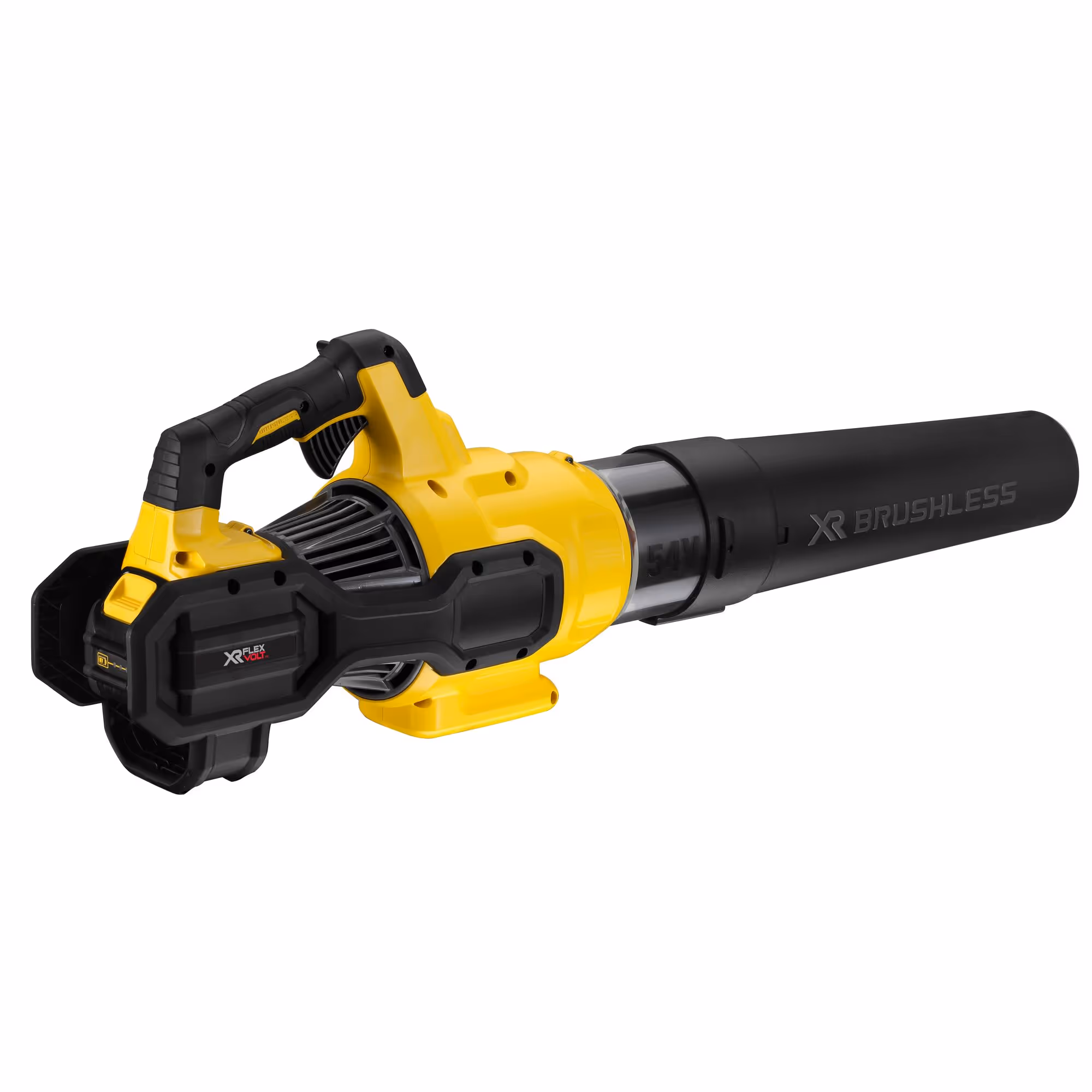 Souffleur XR FLEXVOLT 54 V 3 Ah Li-Ion Brushless - vitesse de soufflage max. (km/h) : 200 / débit d'air (m³/hr) : 650 - 1 batterie, chargeur