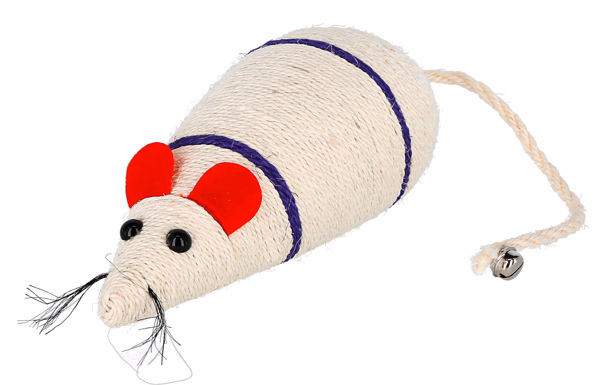 Souris en sisal 31,5X13X10,5cm